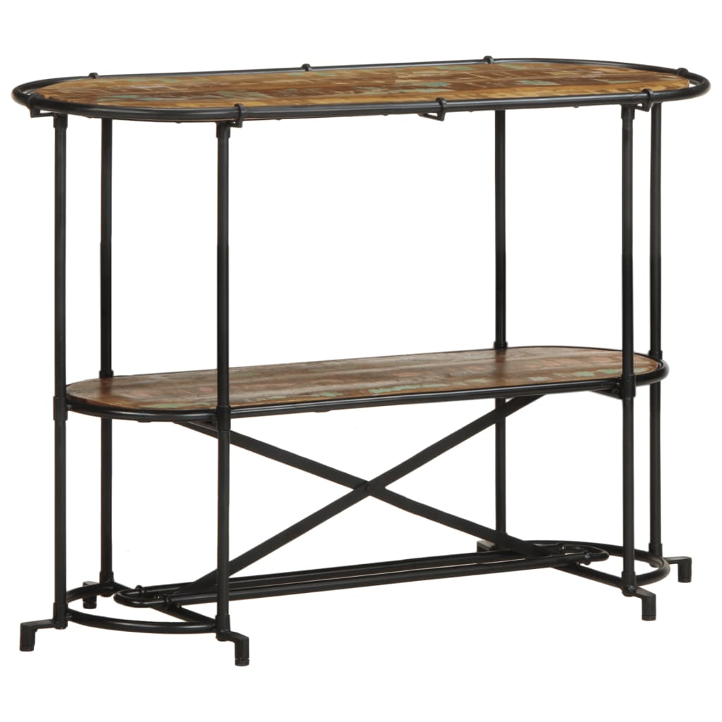 vidaXL Konsolentisch 110x42x76 cm Altholz Massiv