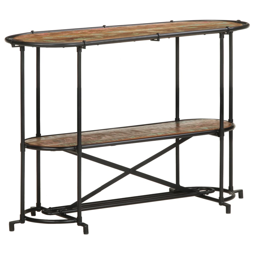 vidaXL Konsolentisch 110x42x76 cm Altholz Massiv