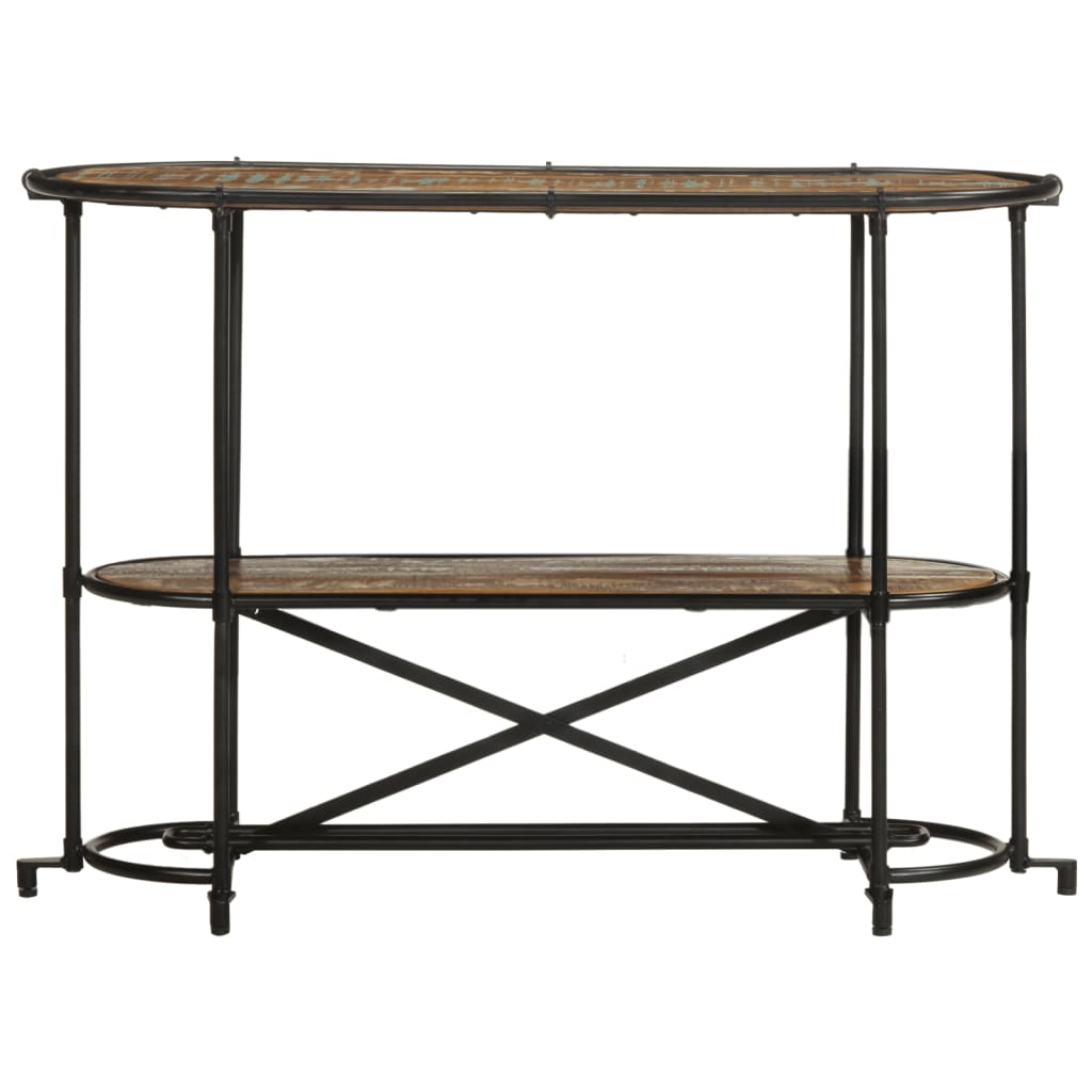 vidaXL Konsolentisch 110x42x76 cm Altholz Massiv