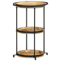 vidaXL Beistelltisch Ø55x83 cm Massivholz Mango
