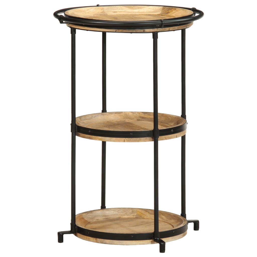vidaXL Beistelltisch Ø55x83 cm Massivholz Mango