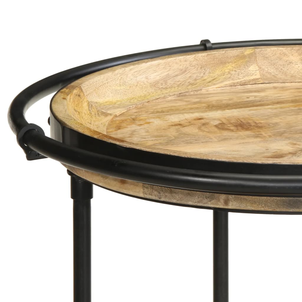 vidaXL Beistelltisch Ø55x83 cm Massivholz Mango