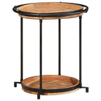 vidaXL Beistelltisch Ø55x60 cm Massivholz Akazie
