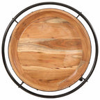 vidaXL Beistelltisch Ø55x60 cm Massivholz Akazie