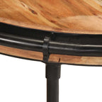 vidaXL Beistelltisch Ø55x60 cm Massivholz Akazie