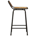 vidaXL Barhocker 4 Stk. 46x35,5x80 cm Raues Mango Massivholz