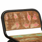 vidaXL Barhocker 2 Stk. 46x35,5x80 cm Altholz Massivholz