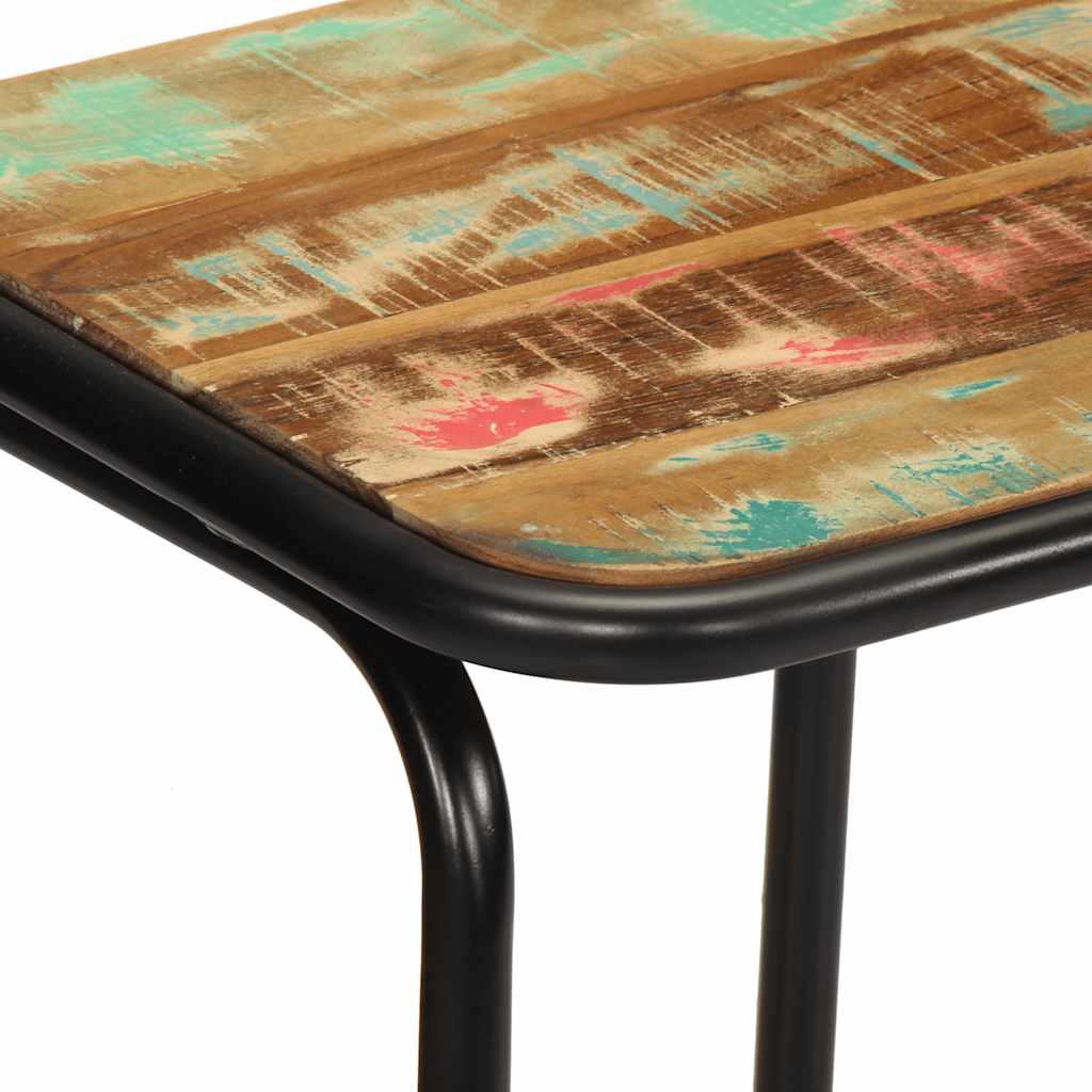 vidaXL Barhocker 2 Stk. 46x35,5x80 cm Altholz Massivholz