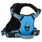vidaXL Hundegeschirr Reflektierend Verstellbar Blau L