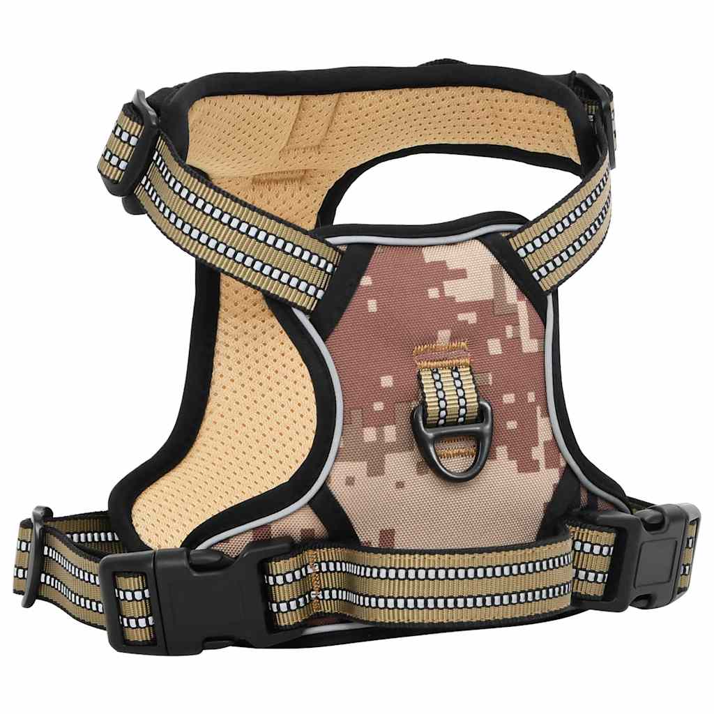 vidaXL Hundegeschirr mit Leine & Halsband Verstellbar Camouflage S