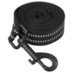 vidaXL Hundegeschirr mit Leine & Halsband Verstellbar Schwarz M