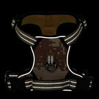 vidaXL Hundegeschirr mit Leine & Halsband Verstellbar Camouflage M
