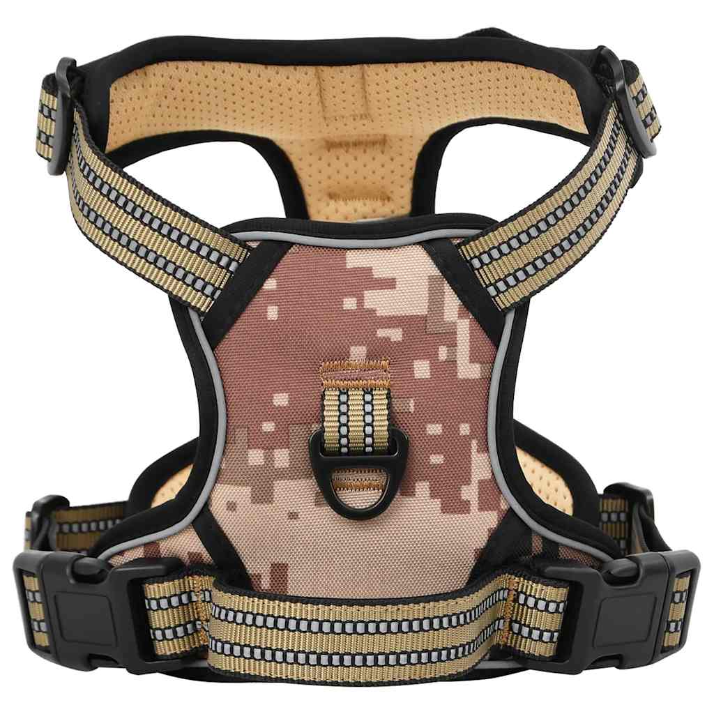vidaXL Hundegeschirr mit Leine & Halsband Verstellbar Camouflage XL