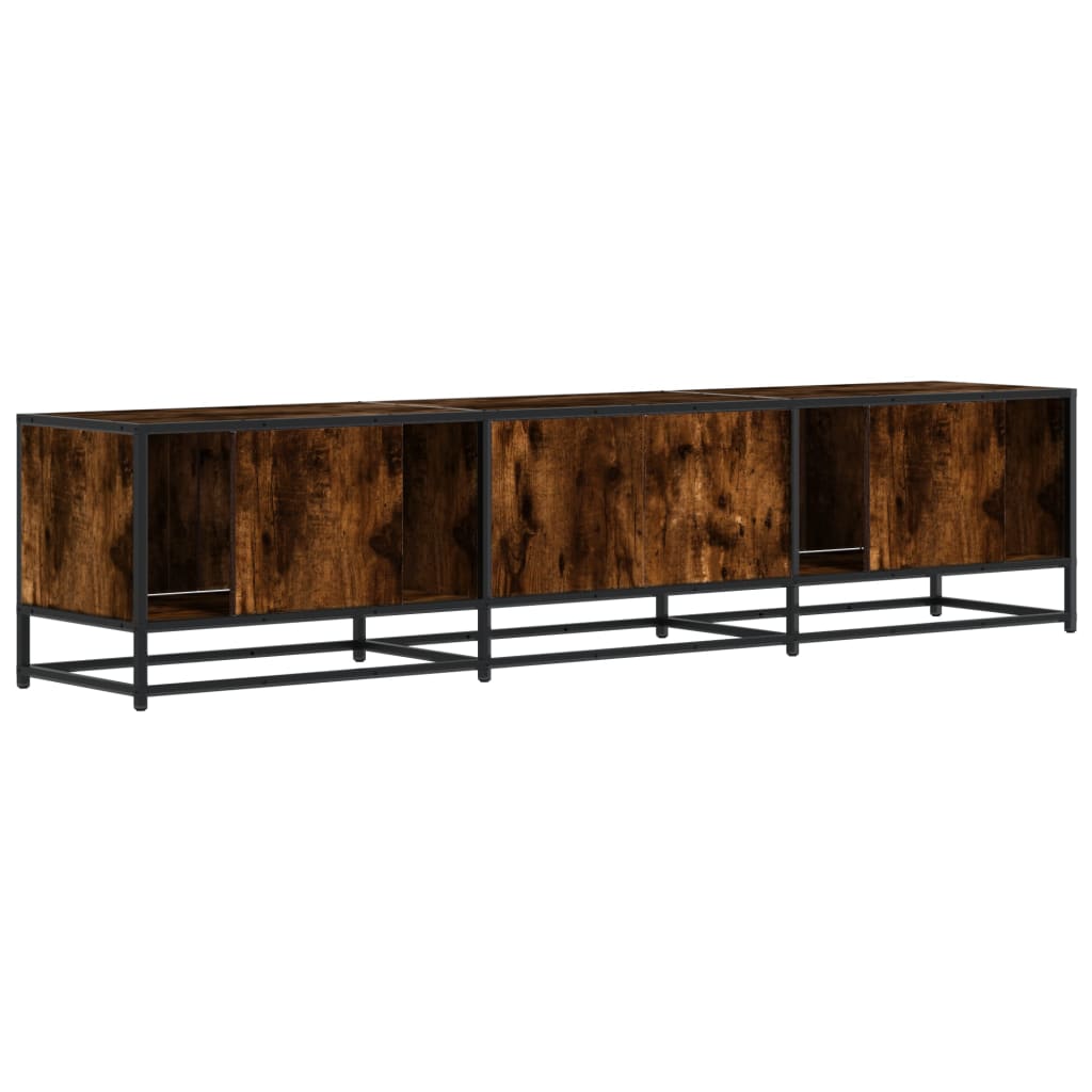 vidaXL TV-Schrank Räuchereiche 180x35x41 cm Holzwerkstoff