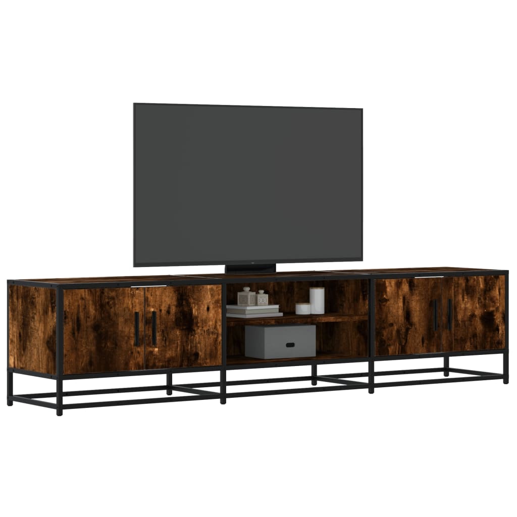 vidaXL TV-Schrank Räuchereiche 180x35x41 cm Holzwerkstoff