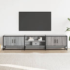 vidaXL TV-Schrank Grau Sonoma 180x35x41 cm Holzwerkstoff