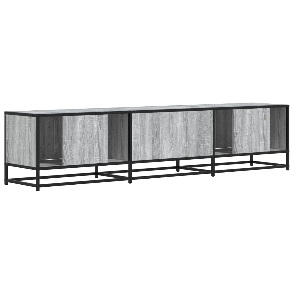 vidaXL TV-Schrank Grau Sonoma 180x35x41 cm Holzwerkstoff