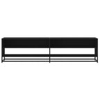 vidaXL TV-Schrank Schwarz 180,5x40x46 cm Holzwerkstoff