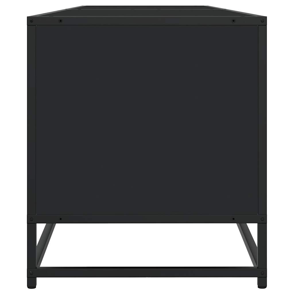 vidaXL TV-Schrank Schwarz 180,5x40x46 cm Holzwerkstoff