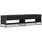 vidaXL TV-Schrank Schwarz 180,5x40x46 cm Holzwerkstoff