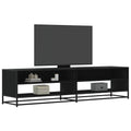 vidaXL TV-Schrank Schwarz 180,5x40x46 cm Holzwerkstoff