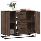vidaXL Sideboard Braun Eichen-Optik 92x35x76 cm Holzwerkstoff