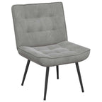 vidaXL Relaxsessel Hellgrau 64x74x84 cm Samt