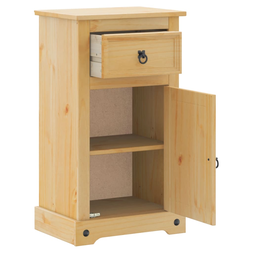 vidaXL Badschrank Corona 45x33x80 cm Massivholz Kiefer