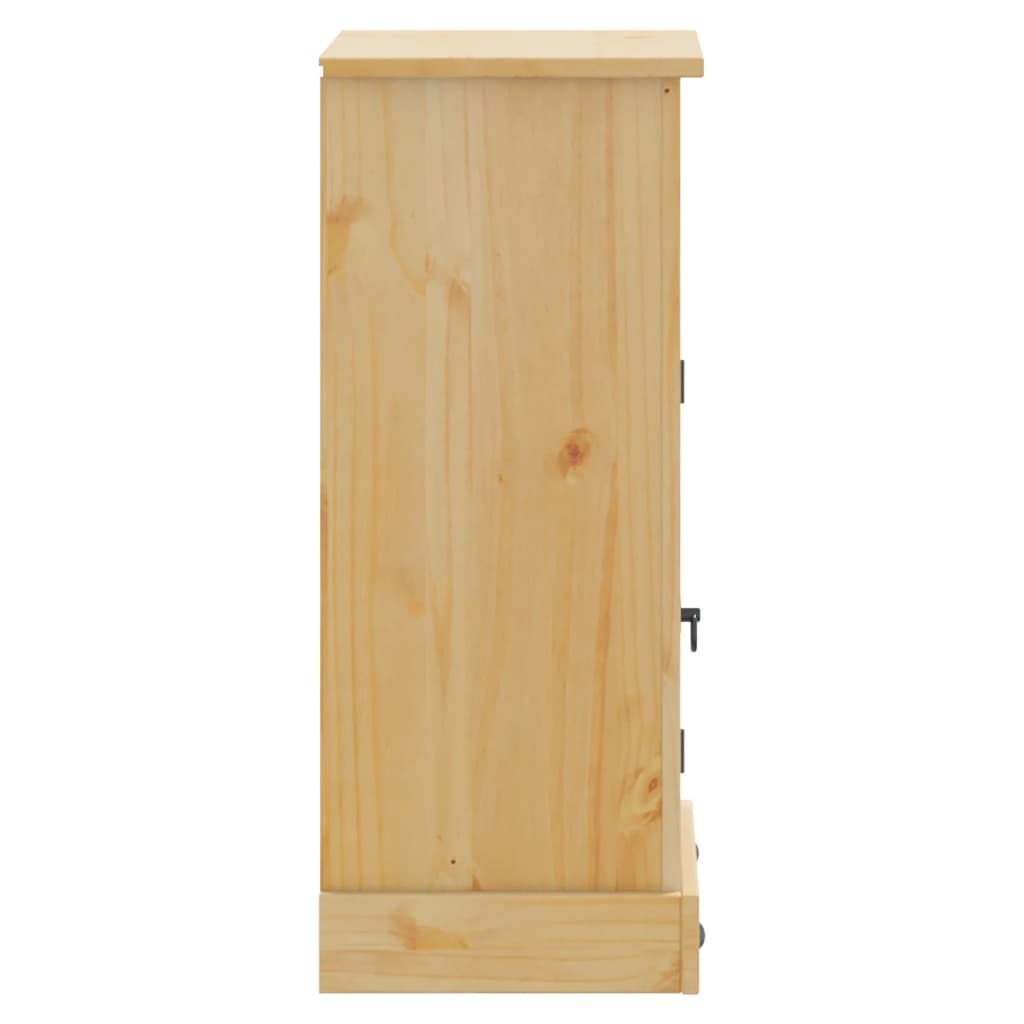 vidaXL Badschrank Corona 45x33x80 cm Massivholz Kiefer