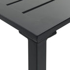 vidaXL Bartisch Schwarz 200x100x110 cm Pulverbeschichteter Stahl