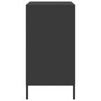 vidaXL Sideboard Schwarz 68x39x73,5 cm Kaltgewalzter Stahl