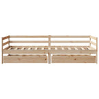 vidaXL Tagesbett mit Schubladen 90x200 cm Massivholz Kiefer