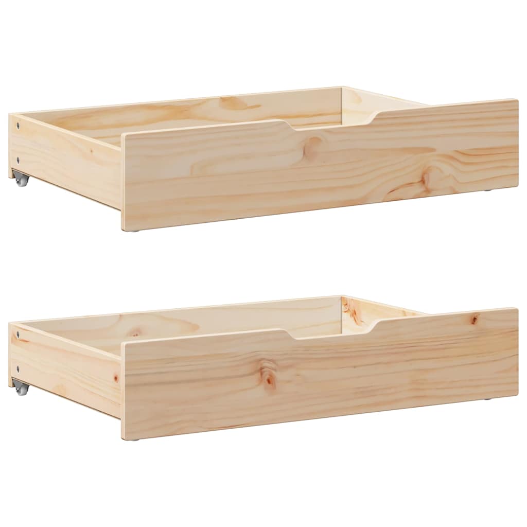 vidaXL Tagesbett Ausziehbar mit Schubladen ohne Matratze 90x190 cm