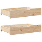 vidaXL Tagesbett Ausziehbar mit Schubladen ohne Matratze 90x190 cm