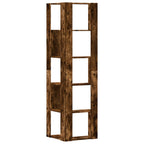 vidaXL Eck-Bücherregal 5 Böden Räuchereiche 50x50x179 cm Holzwerkstoff