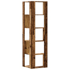 vidaXL Eck-Bücherregal 5 Böden Altholz-Optik 50x50x179cm Holzwerkstoff