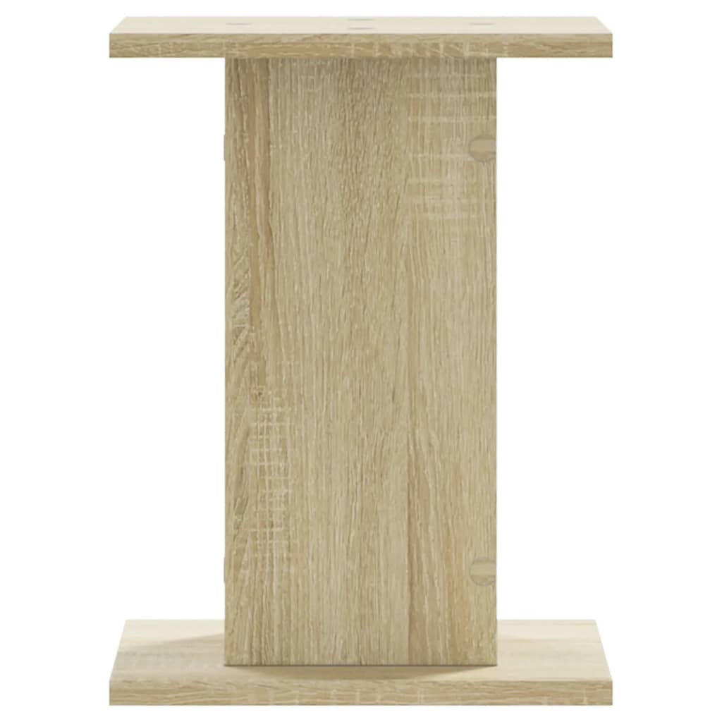 vidaXL Lautsprecherständer 2Stk. Sonoma-Eiche 30x30x40cm Holzwerkstoff