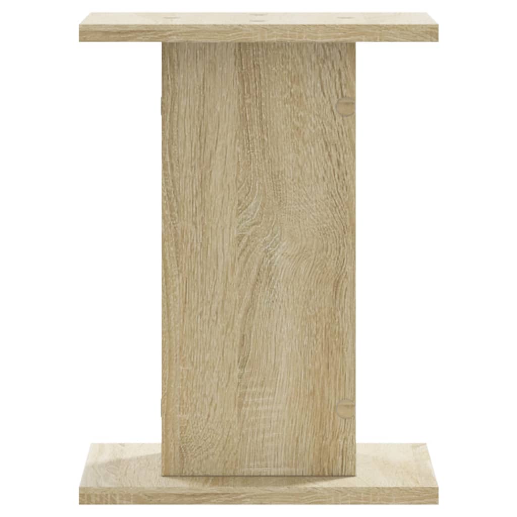 vidaXL Lautsprecherständer 2Stk. Sonoma-Eiche 30x30x40cm Holzwerkstoff