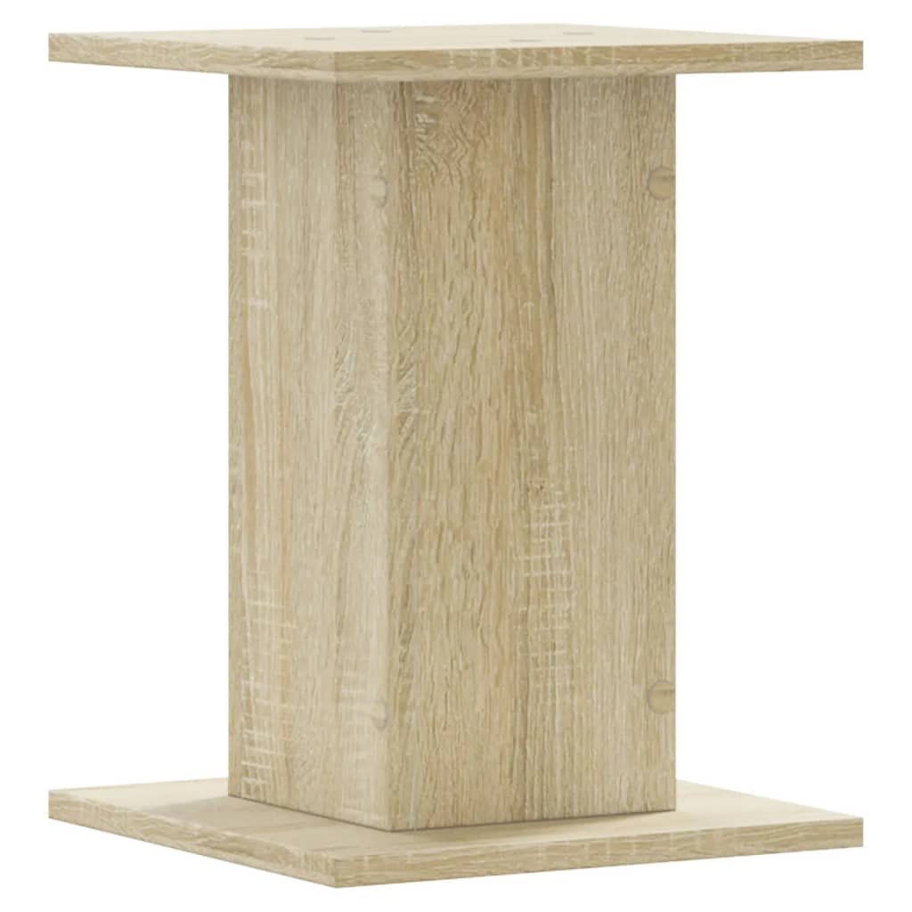 vidaXL Lautsprecherständer 2Stk. Sonoma-Eiche 30x30x40cm Holzwerkstoff