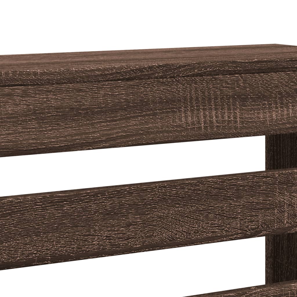 vidaXL Heizkörperverkleidung Eichen-Optik 78x20x82 cm Holzwerkstoff