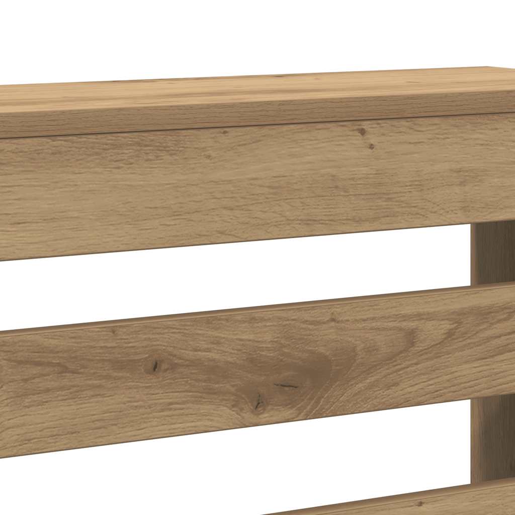vidaXL Heizkörperverkleidung Artisan-Eiche 78x20x82 cm Holzwerkstoff