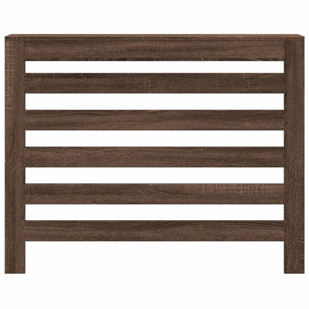 vidaXL Heizkörperverkleidung Braun Eiche 104x20x82 cm Holzwerkstoff