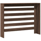 vidaXL Heizkörperverkleidung Braun Eiche 104x20x82 cm Holzwerkstoff