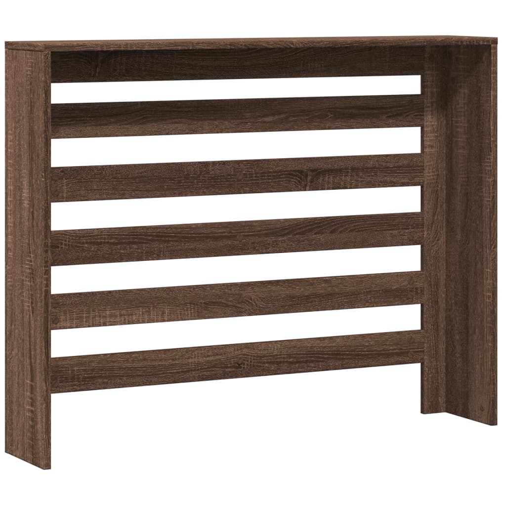 vidaXL Heizkörperverkleidung Braun Eiche 104x20x82 cm Holzwerkstoff