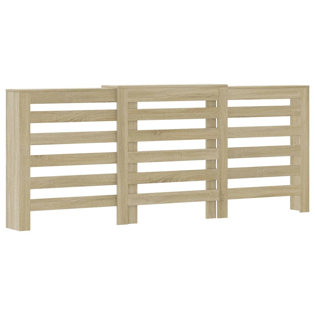 vidaXL Heizkörperverkleidung Sonoma-Eiche 205x21,5x83,5 cm