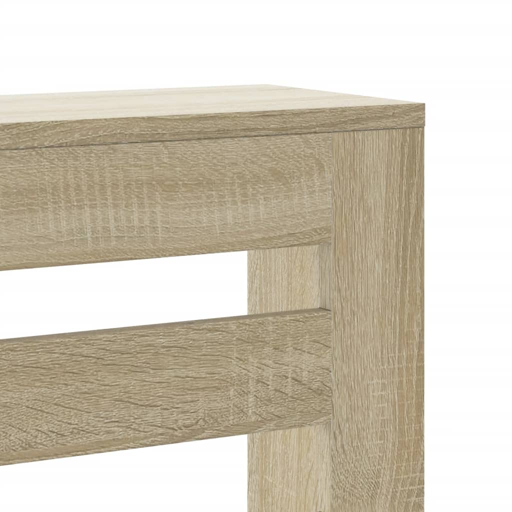 vidaXL Heizkörperverkleidung Sonoma-Eiche 205x21,5x83,5 cm