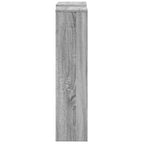 vidaXL Heizkörperverkleidung Grau Sonoma 205x21,5x83,5 cm