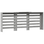 vidaXL Heizkörperverkleidung Grau Sonoma 205x21,5x83,5 cm