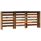 vidaXL Heizkörperverkleidung Altholz-Optik 205x21,5x83,5 cm