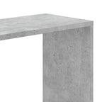vidaXL Bücherregal 5 Böden Betongrau 80,5x23,5x162,5 cm Holzwerkstoff